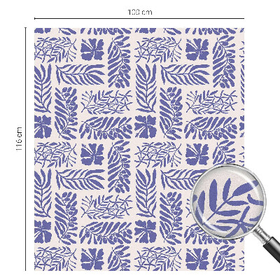 Vinilo ventana privacidad Patrones de plantas