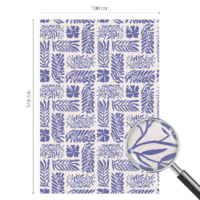 Vinilo ventana privacidad Patrones de plantas