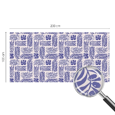 Vinilo ventana privacidad Patrones de plantas