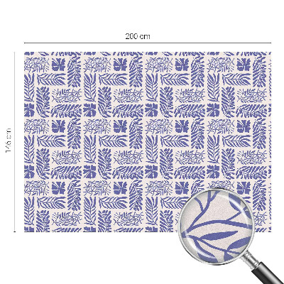 Vinilo ventana privacidad Patrones de plantas