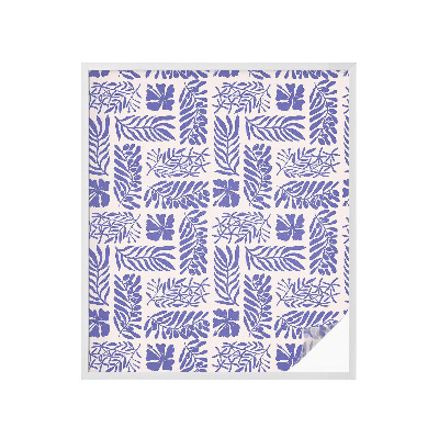 Vinilo ventana privacidad Patrones de plantas