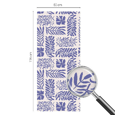 Vinilo ventana privacidad Patrones de plantas