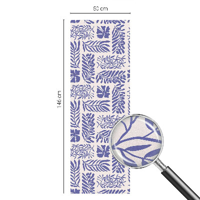 Vinilo ventana privacidad Patrones de plantas