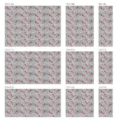 Vinilo para ventanas motivo vitral Patrón ondulado