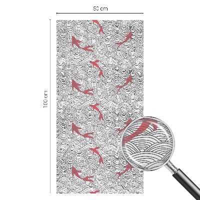 Vinilo para ventanas motivo vitral Patrón ondulado