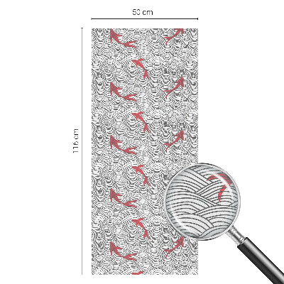 Vinilo para ventanas motivo vitral Patrón ondulado