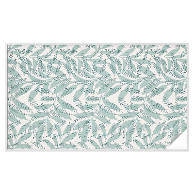 Vinilo decorativo adhesivo para cristales hojas verdes