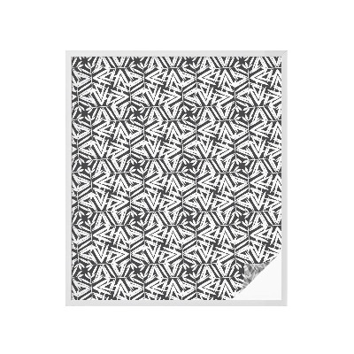 Vinilo ventana privacidad Hojas geométricas