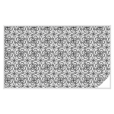 Vinilo ventana privacidad Hojas geométricas