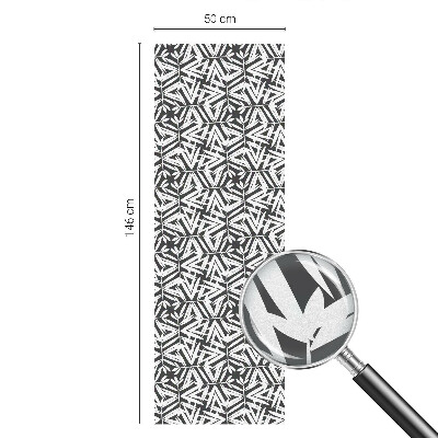 Vinilo ventana privacidad Hojas geométricas