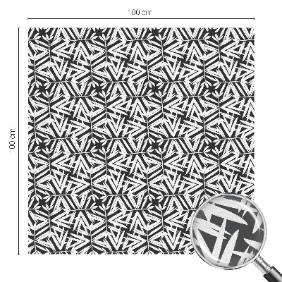 Vinilo ventana privacidad Hojas geométricas