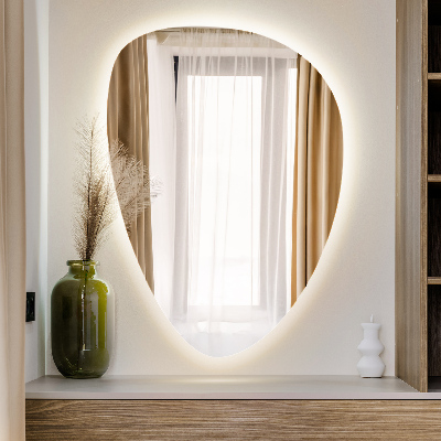 Espejo decorativo de huevo Iluminado LED