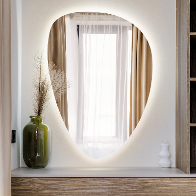 Espejo decorativo de huevo Iluminado LED