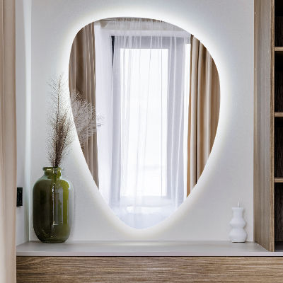 Espejo decorativo de huevo Iluminado LED