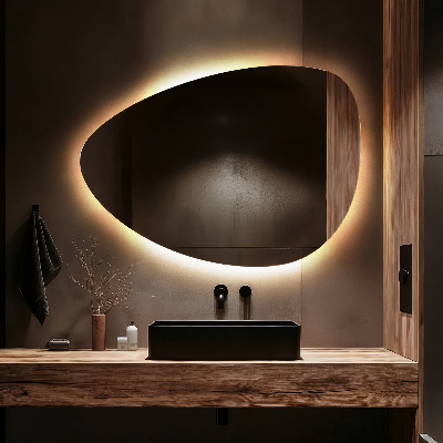 Espejo decorativo de huevo Iluminado LED