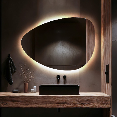 Espejo decorativo de huevo Iluminado LED