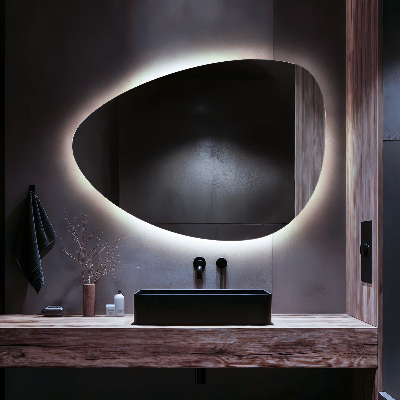 Espejo decorativo de huevo Iluminado LED