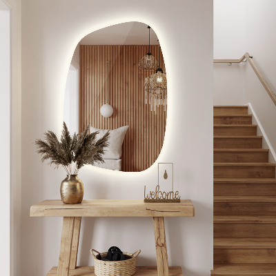 Espejo led con formas mancha