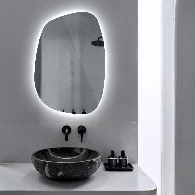 Espejo led con formas mancha