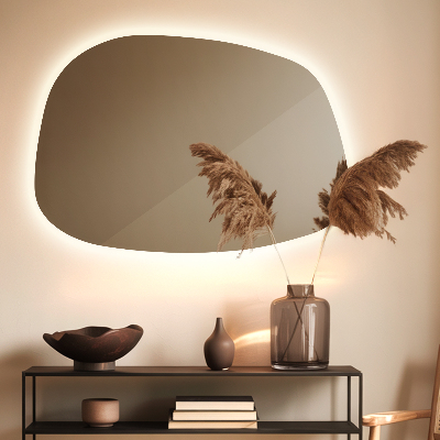 Espejo led con formas mancha