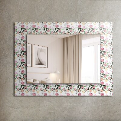 Espejo con decoración Motivos florales