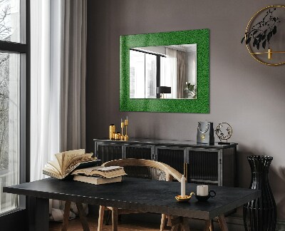 Espejo con decoración Hierba verde