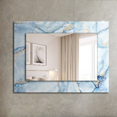 Espejo decorativo impreso Patrón abstracto en mármol