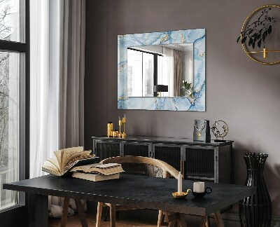 Espejo decorativo impreso Patrón abstracto en mármol