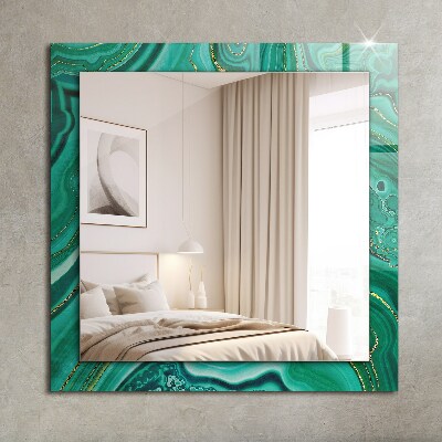 Espejo impreso Textura abstracta verde