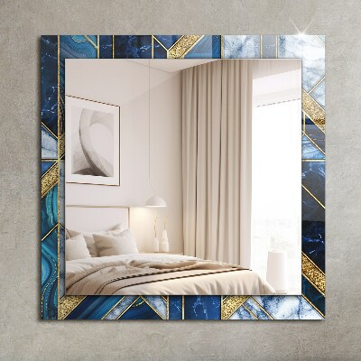 Espejo con decoración Mosaico geométrico abstracto