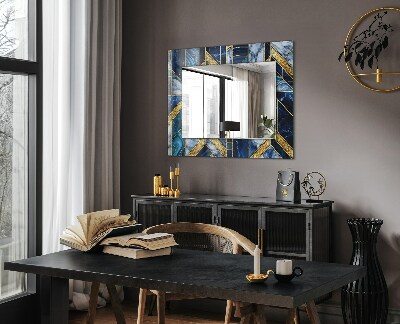 Espejo con decoración Mosaico geométrico abstracto
