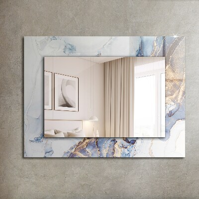 Espejo decorativo impreso Arte abstracto en mármol