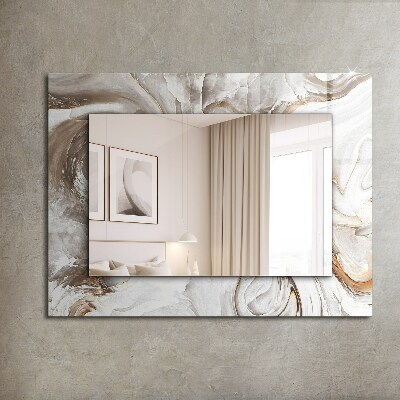 Espejo decorativo impreso Motivos abstractos de mármol