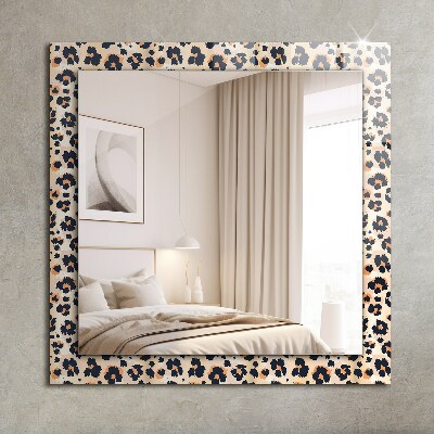 Espejo estampado Motivo de leopardo