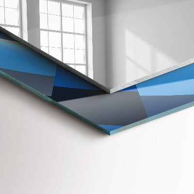 Espejo marco con estampado Túnel abstracto