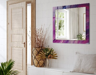 Espejo marco estampado Colorido motivo de palmera