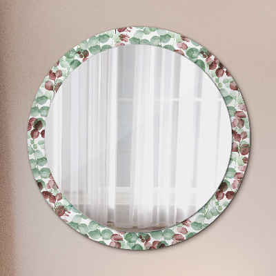Espejo redondo decorativo impreso Eucaliptus