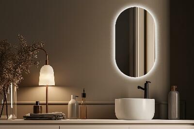 Espejo ovalado LED
