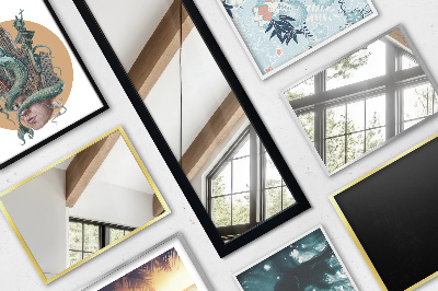 Espejo de pie con marco blanco 36x156 cm