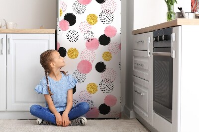 Imán decorativo para refrigerador Puntos geométricos