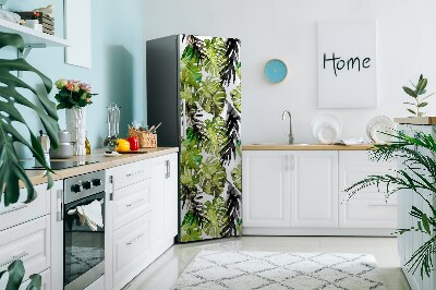 Imán decorativo para refrigerador Hojas de acuarela