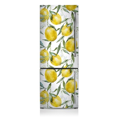 Funda magnética para refrigerador Limones pintados