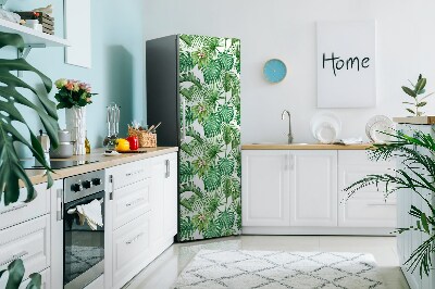 Imán decorativo para refrigerador Palma y monstera