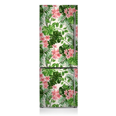 Imán decorativo para refrigerador Flores de hawaii