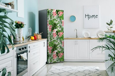 Imán decorativo para refrigerador Flores de hawaii