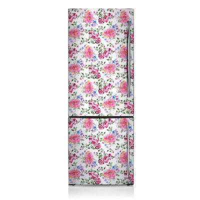 Funda magnética para refrigerador Flores rosadas