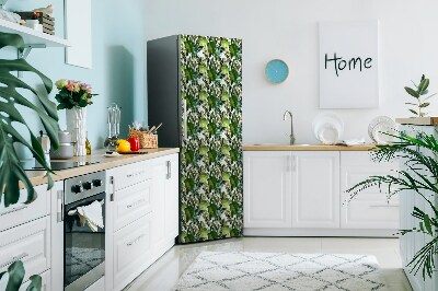 Imán decorativo para refrigerador Hojas tropicales