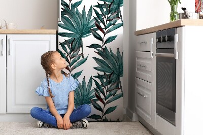 Cubierta magnética para refrigerador Ilustración tropical