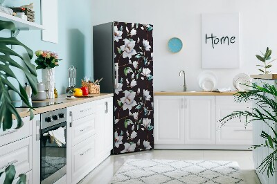 Funda magnética para refrigerador Flores pintadas