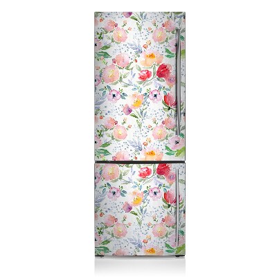 Funda magnética para refrigerador Flores pastel